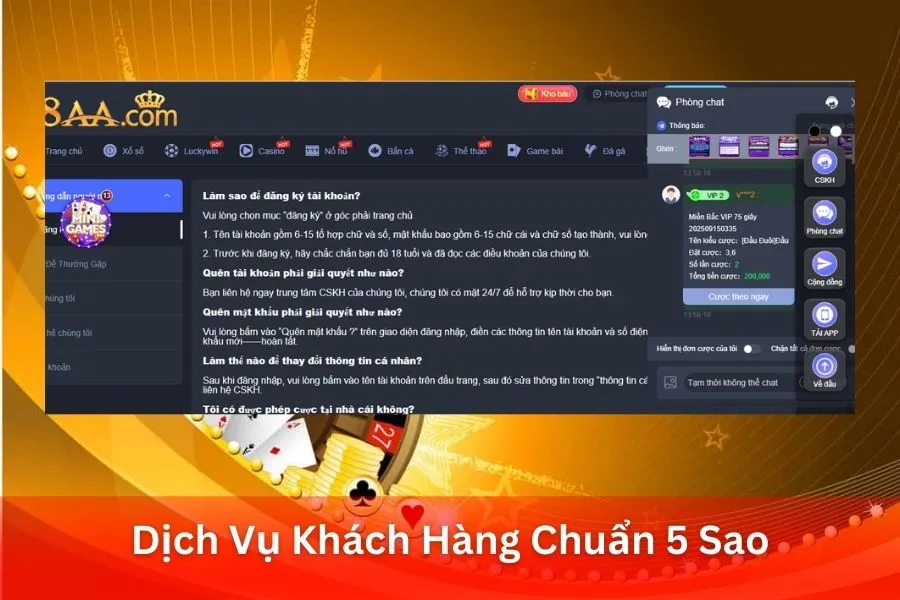 Dịch Vụ Khách Hàng Chuẩn 5 Sao
