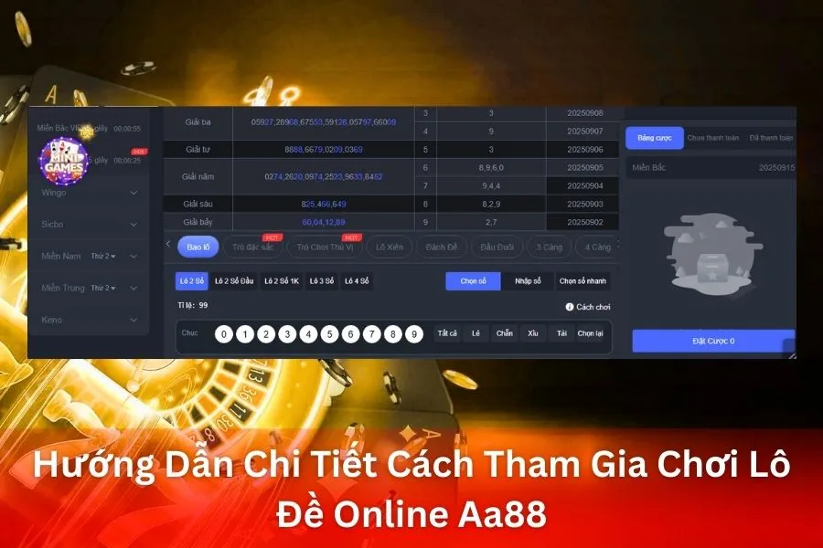Hướng Dẫn Chi Tiết Cách Tham Gia Chơi Lô Đề Online Aa88