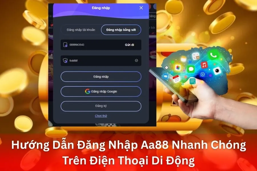 Hướng Dẫn Đăng Nhập Aa88 Nhanh Chóng Trên Điện Thoại Di Động (Mobile)