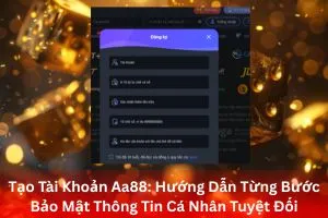ảnh đại diện Tạo Tài Khoản Aa88: Hướng Dẫn Từng Bước Bảo Mật Thông Tin Cá Nhân Tuyệt Đối